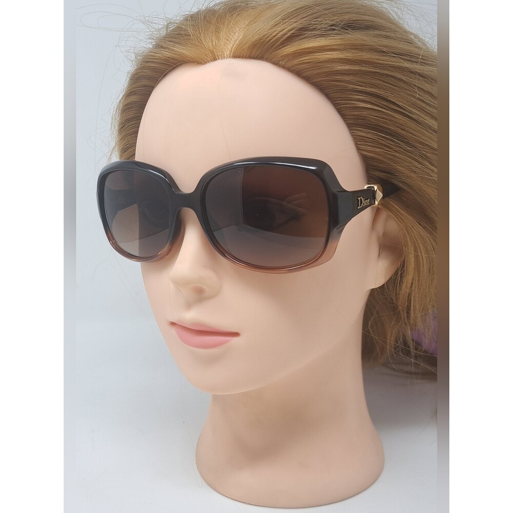 Christian Dior Women's Sunglasses Green Apricot Brown Mystery 2 WCKD8 56-17-130 - Picture 12 of 12